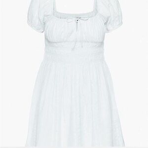 LAST CALL aritzia sunday best kay dress in grey sky 🩶